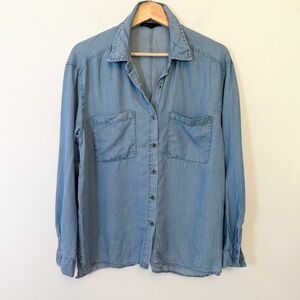Jane Delancey Denim Shirt Size L